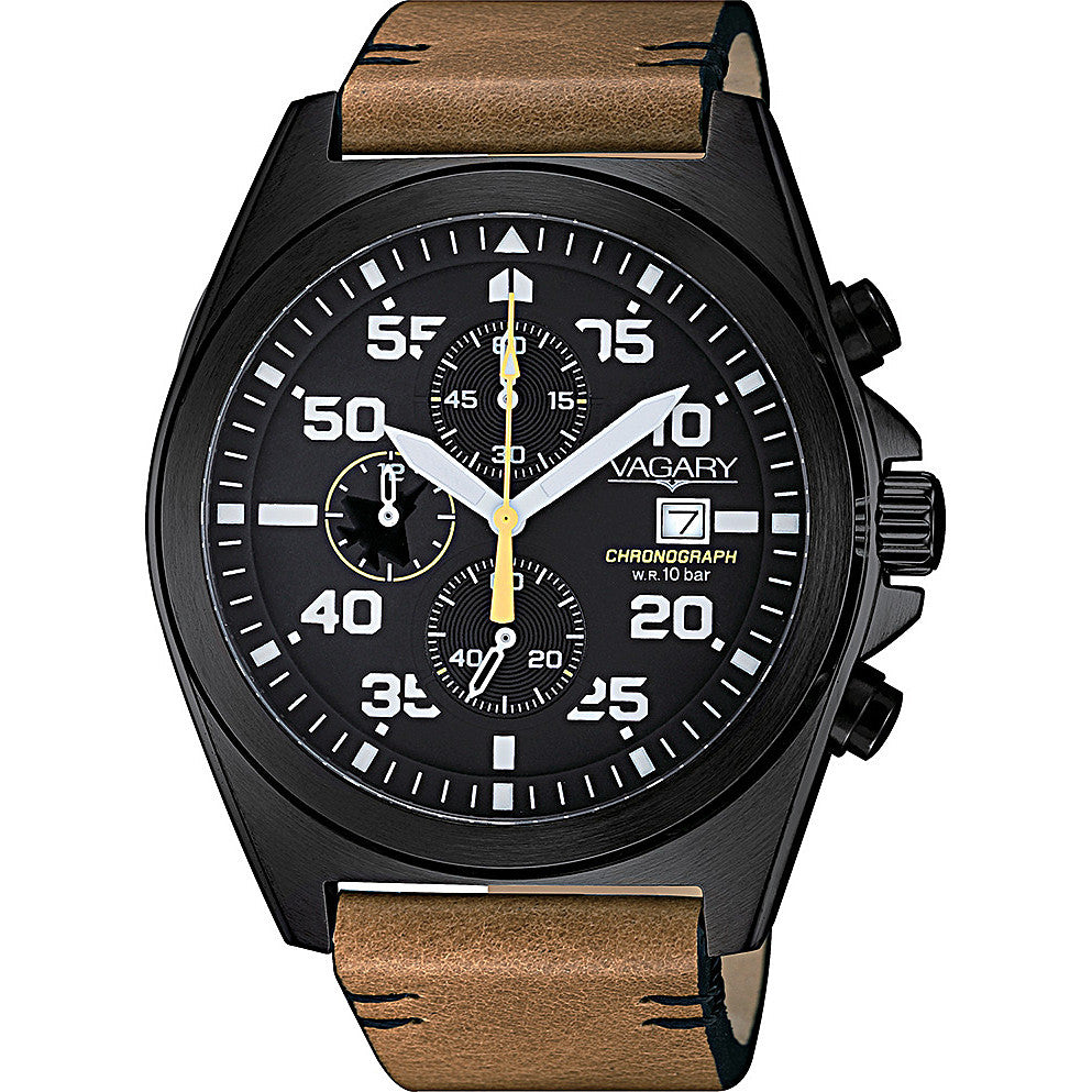 Orologio Uomo Vagary By Citizen EXPLORE cinturino Pelle IA9-748-50