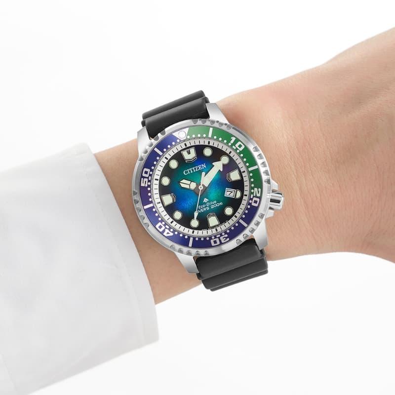 Orologio Uomo Citizen Promaster Limited Edition Eco-Drive Blu Verde BN0166-01L