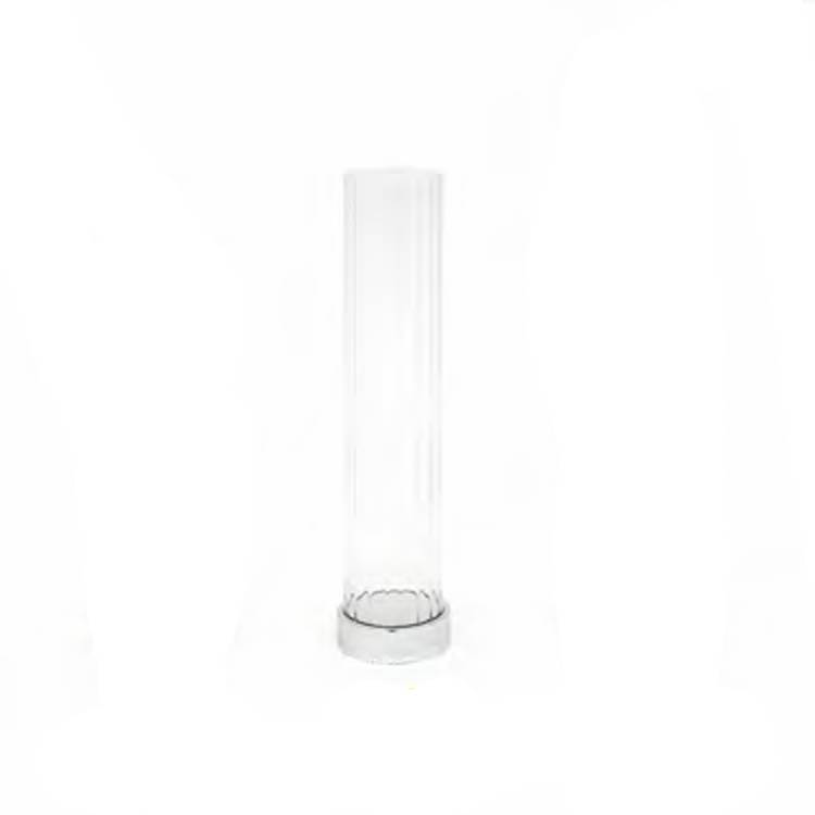 Vaso Sequenze Stem Trasparente Base Argento 32 cm SQ3355/2