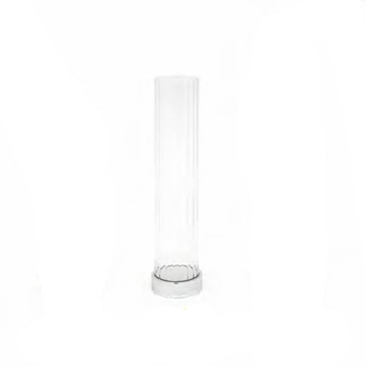 Vaso Sequenze Stem Trasparente Base Argento 32 cm SQ3355/2