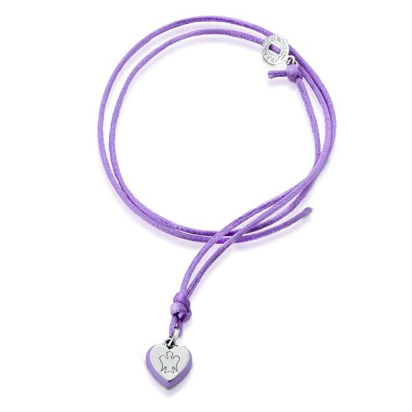Collana Donna Roberto Giannotti Argento 925 Cordura Cuore Smalto Iris GIA401