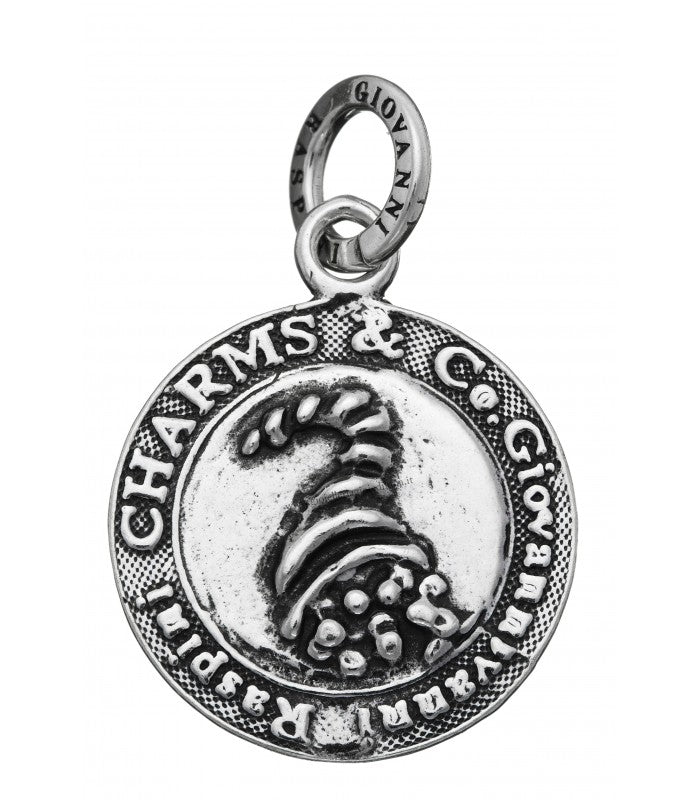 Charm Unisex Giovanni Raspini Argento 925 Dea Bendata Realizzato A Mano 06898