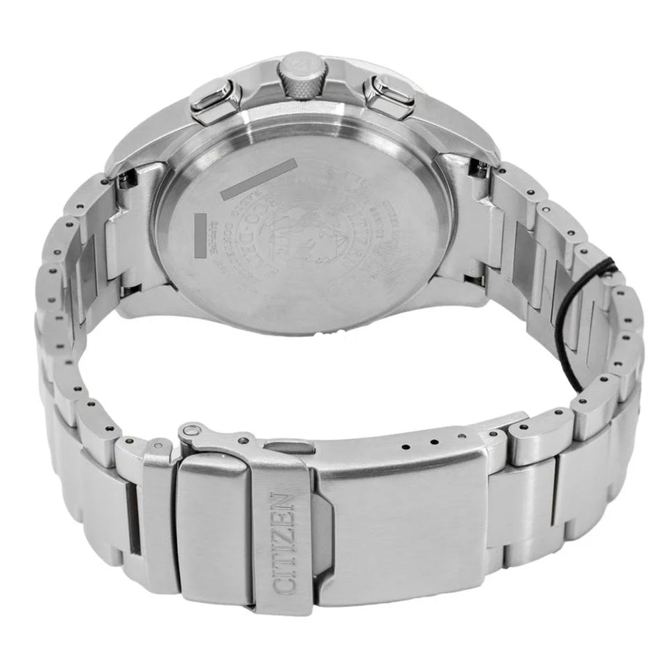Orologio Uomo Citizen Acciaio Radio Controllato Eco Drive Data Nero CB5920-86E