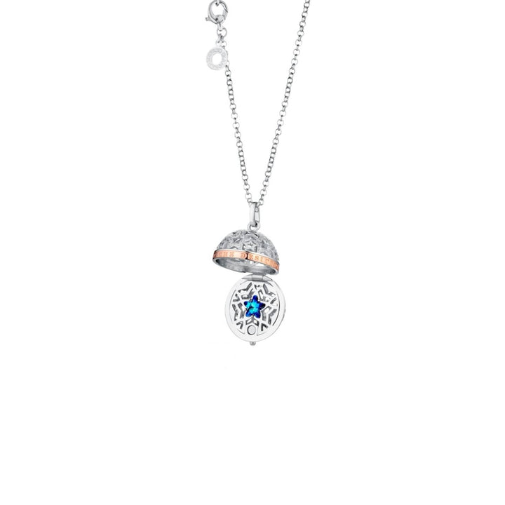 Collana Donna Argento 925 Roberto Giannotti Chiama Angeli Stella Blu Rosè