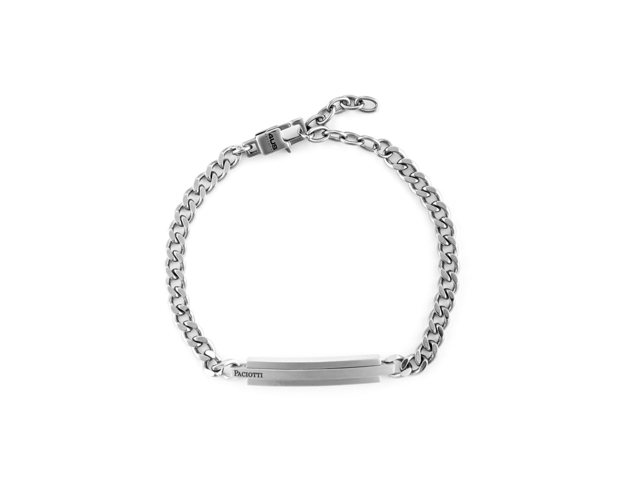 Bracciale Uomo 4US Cesare Paciotti Maglia Acciaio Groumette 4UBR6151