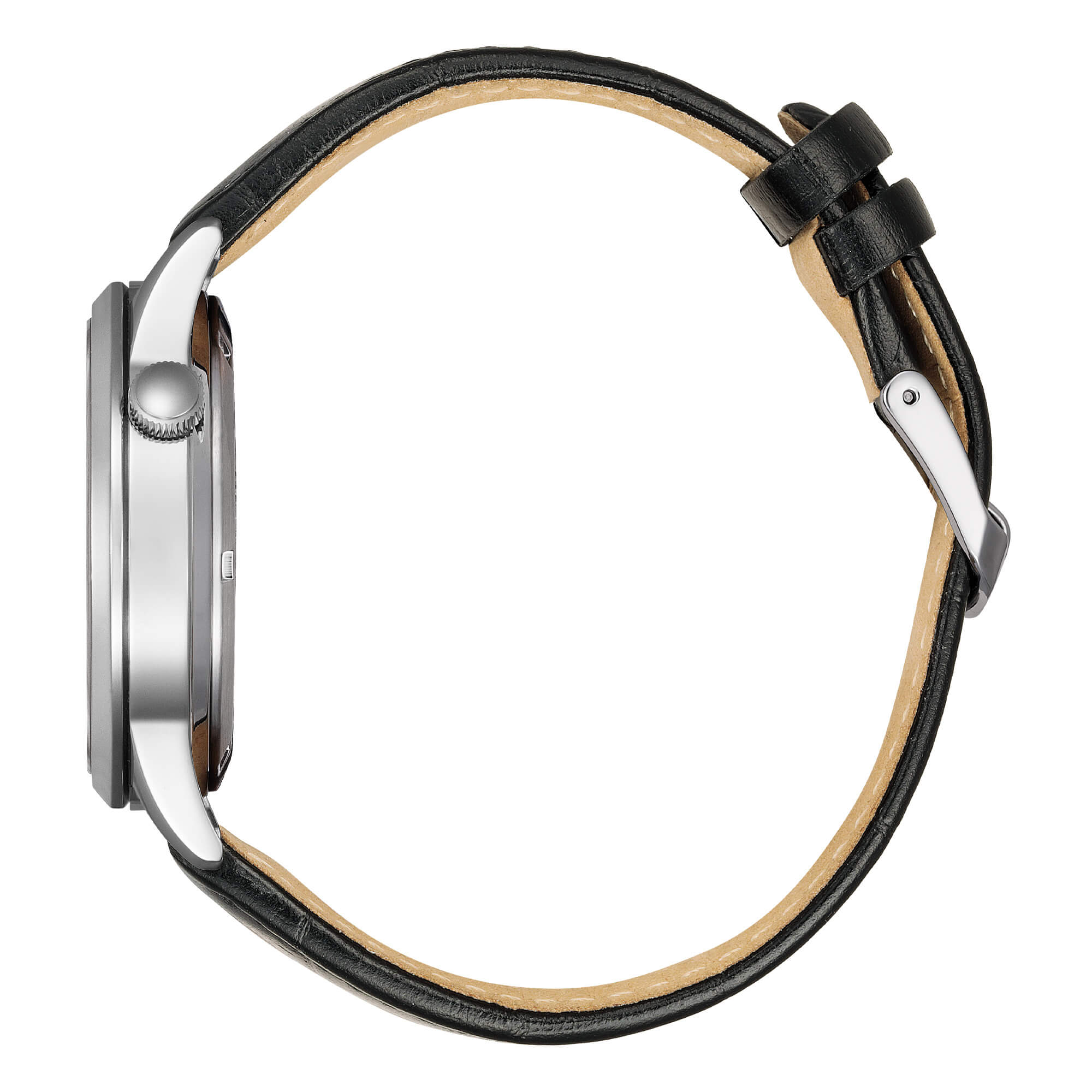 Orologio Uomo Citizen Automatico Open Heart Nero Pelle NH9131-14E