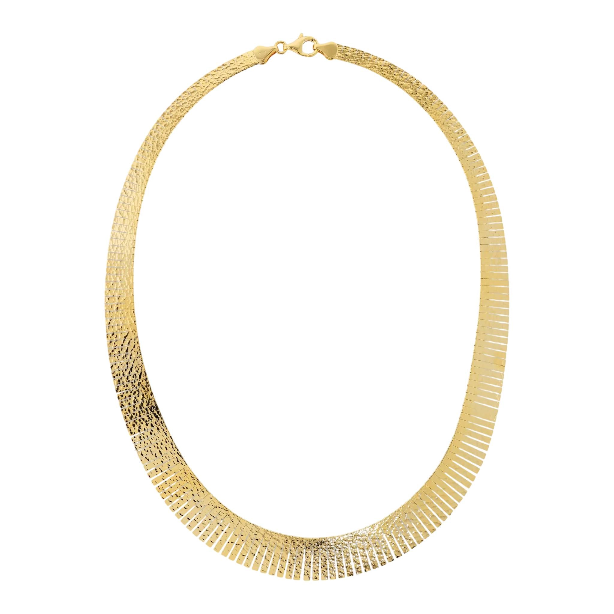 Collana Donna Etrusca Cleopatra Lega Golden Oro Giallo 18 KT WSET00926.YG