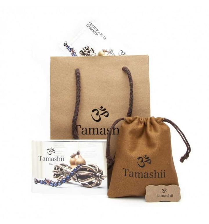 Bracciale Uomo Tamashii Tibetano Biglie blue sky stone BHS900-279
