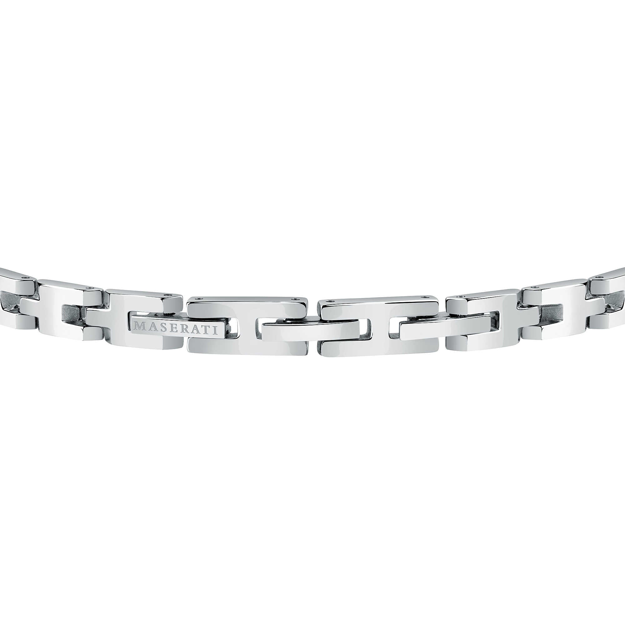 Bracciale Uomo Maserati Acciaio Nero JM420ATK02