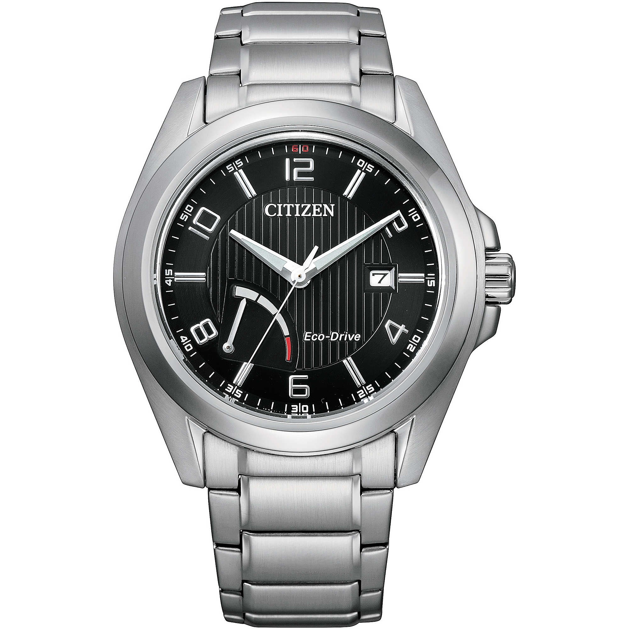 Orologio Uomo Citizen Eco-Drive Acciaio Quarzo Solo Tempo Data AW7050-84E