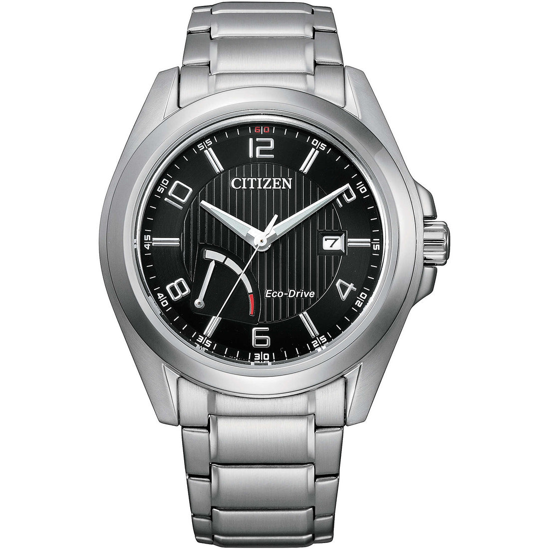 Orologio Uomo Citizen Eco-Drive Acciaio Quarzo Solo Tempo Data AW7050-84E
