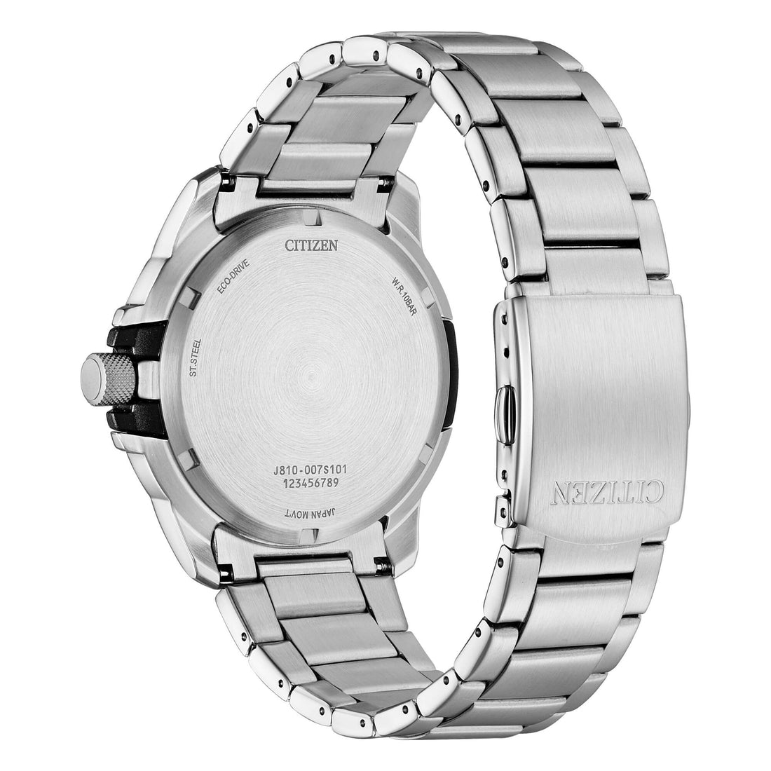 Orologio Uomo Citizen Eco-Drive Acciaio Military Data Verde AW1800-89X