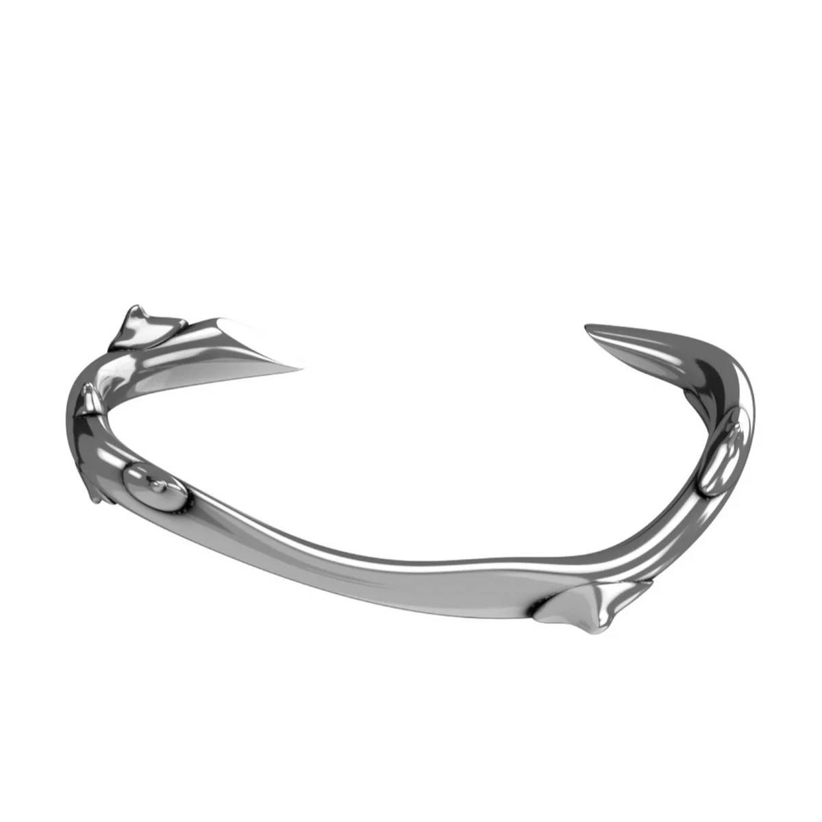 Bracciale Unisex John Richmond Rigido Aperto Bronzo Argentato JRTB01BW