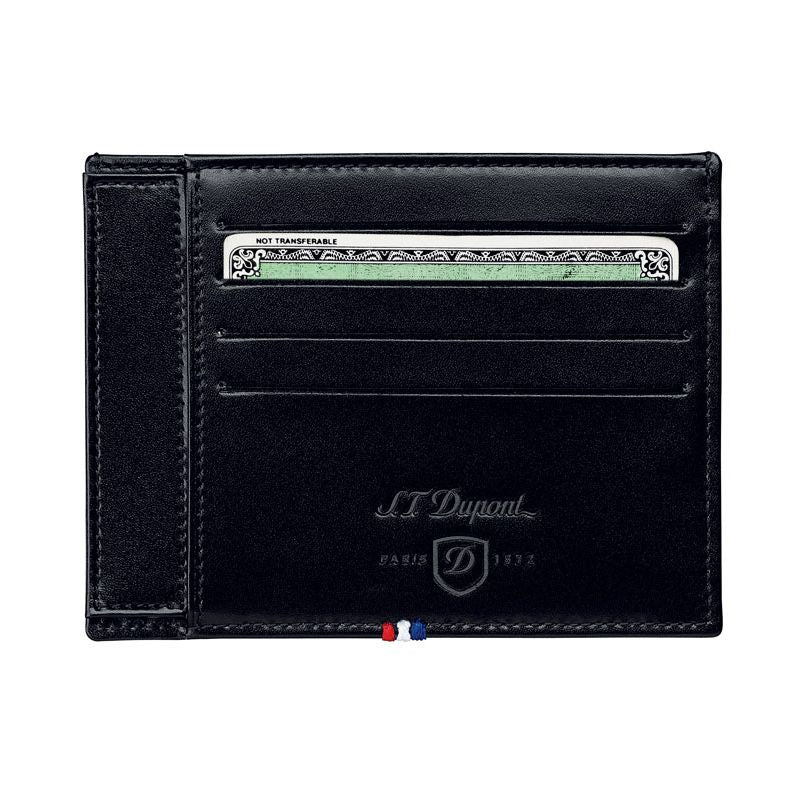 Porta carte Uomo Dupont  colore blu/nero logato 180092