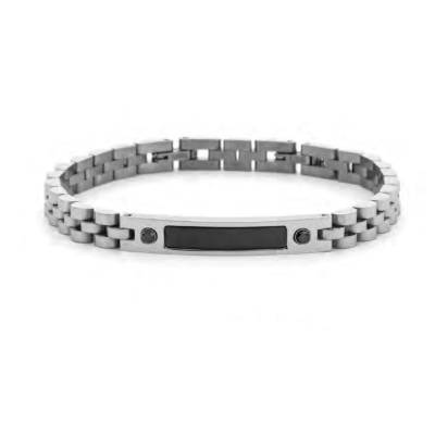 Bracciale Uomo 4US Cesare Paciotti Acciaio Targhetta 4UBR7991