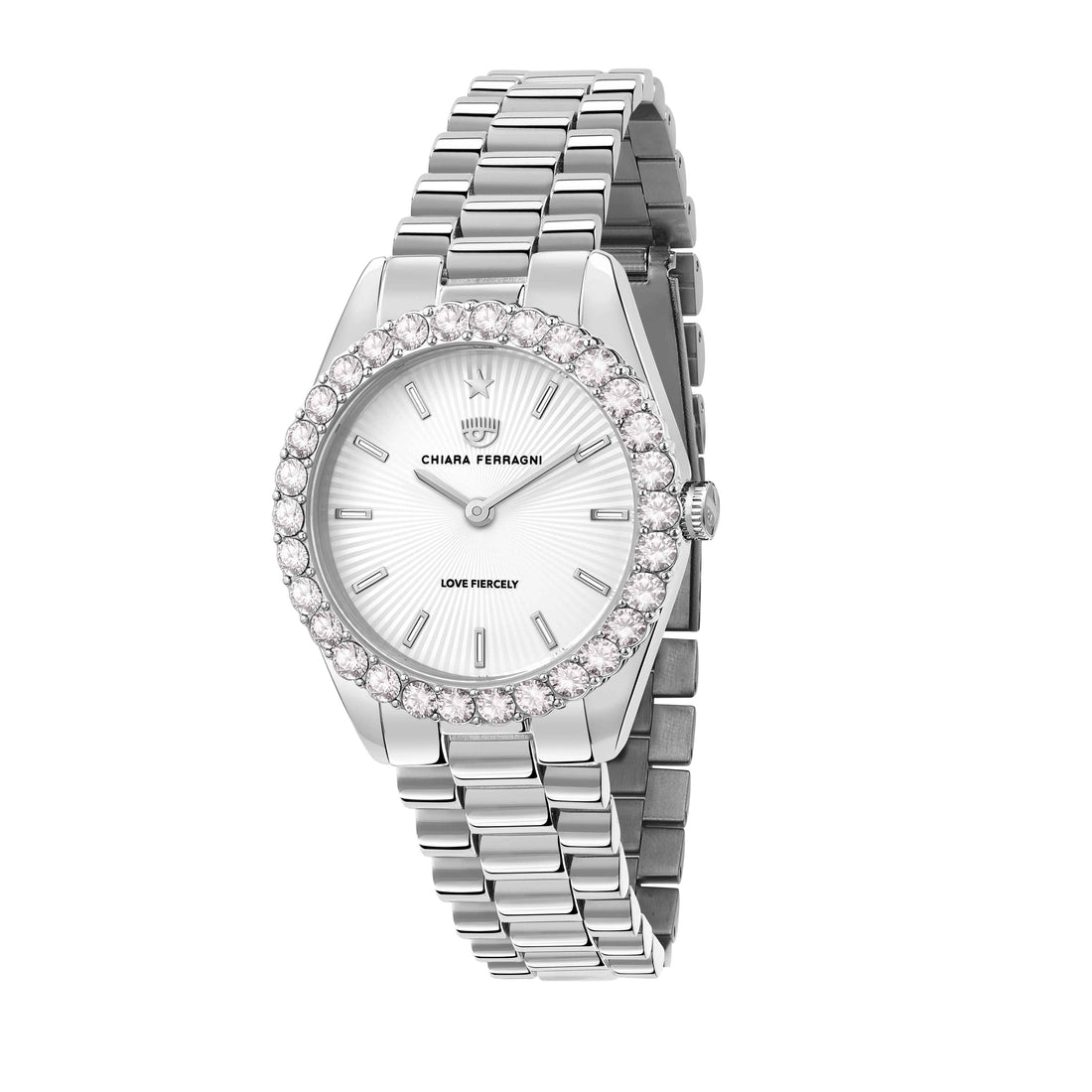 Orologio Donna Chiara Ferragni Quarzo Solo Tempo Acciaio Zirconi