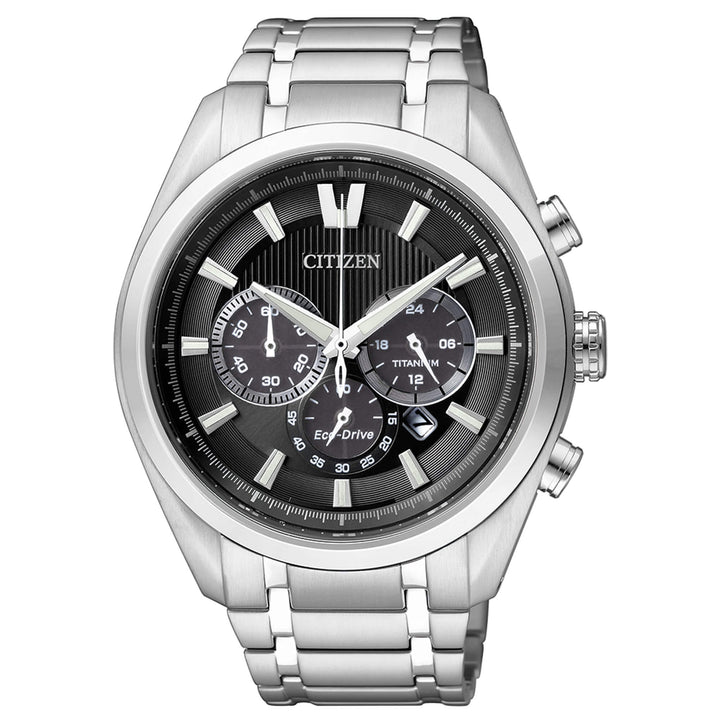 Orologio Uomo Citizen Eco Drive Cronografo Super Titanio Nero CA4010-58E