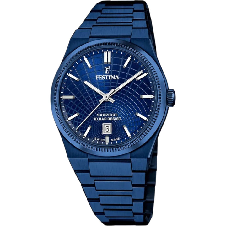 Orologio Uomo Acciaio Festina con cinturino Acciaio Swiss Made F20078/1