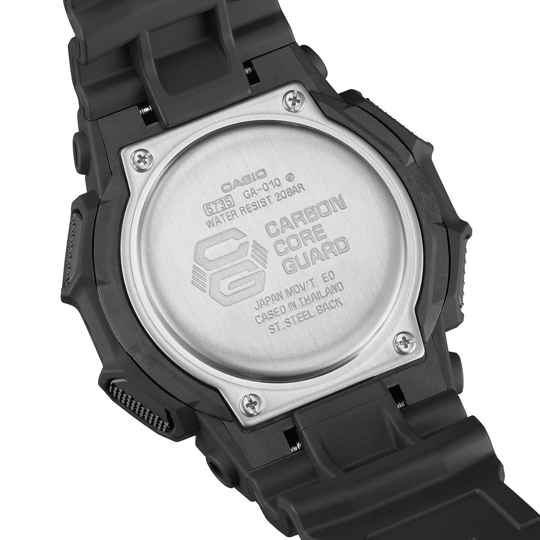 Orologio Uomo Casio G-SHOCK Nero 10 Anni Batteria GA-010-1AER
