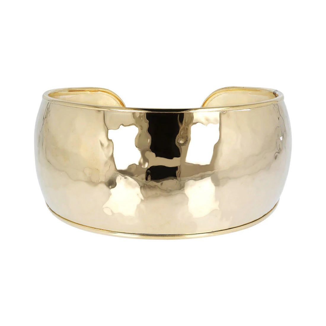 Bracciale Donna Etrusca Bronzo Dorato Fascione Martellato WSET00333.YG