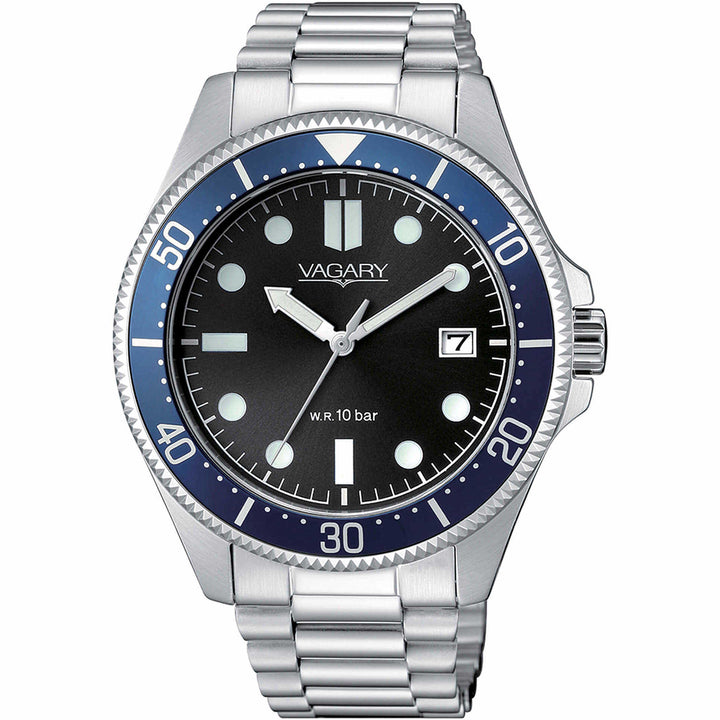 Orologio Uomo Vagary Acciaio Quarzo Solo Tempo 10 BAR VD5-112-55
