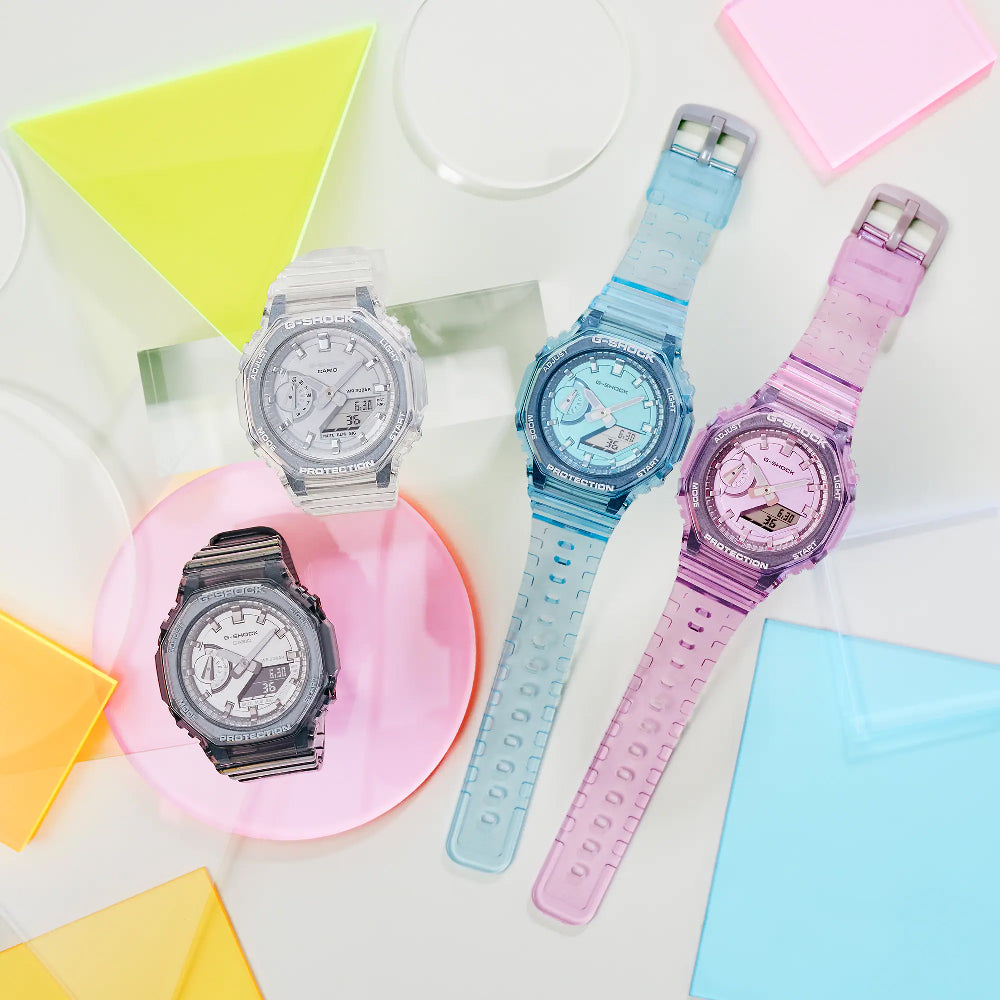 Orologio Donna Casio G-SHOCK Gomma Quarzo Rosa Data Solo Tempo GMA-S2100SK-4AER