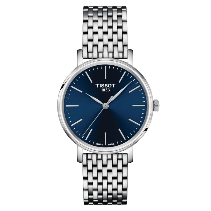 Orologio Donna Tissot Everytime Lady Blu Quarzo Solo Tempo Acciaio T1432101104100
