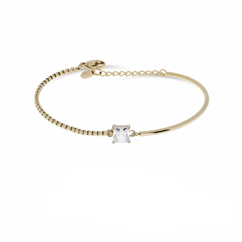 Bracciale Donna Liu Jo Acciaio Dorato Semirigido LJ2534