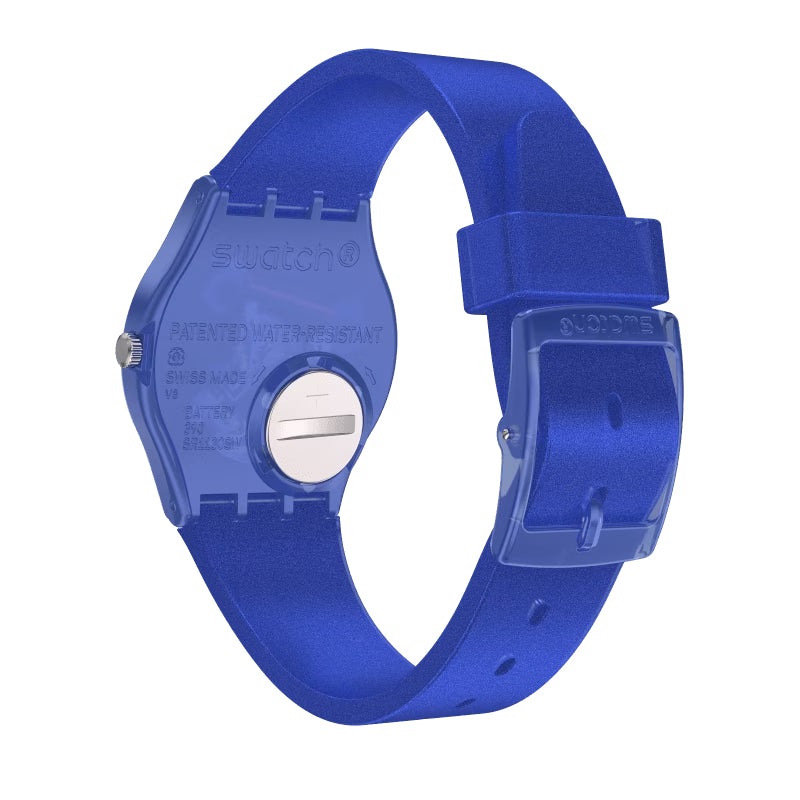 Orologio Unisex Bambino Swatch Blurry Blue Quarzo Scheletrato GL124