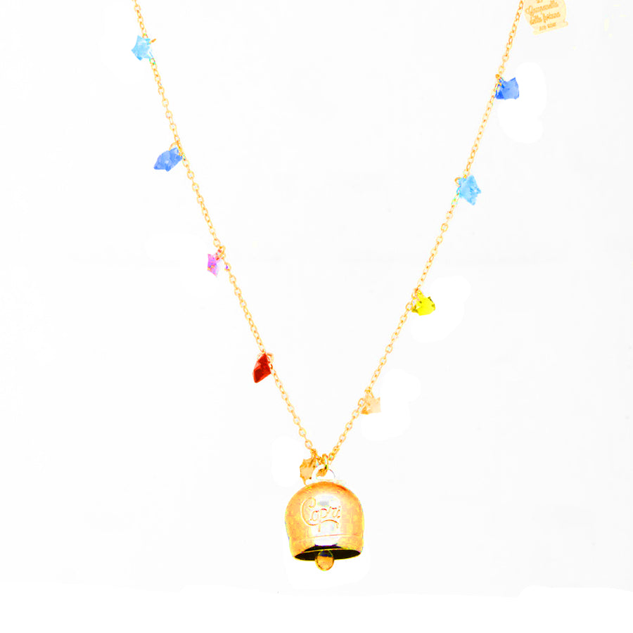 Collana La Campanella di Capri Argento Cristalli Colorati CSWD2-ORO
