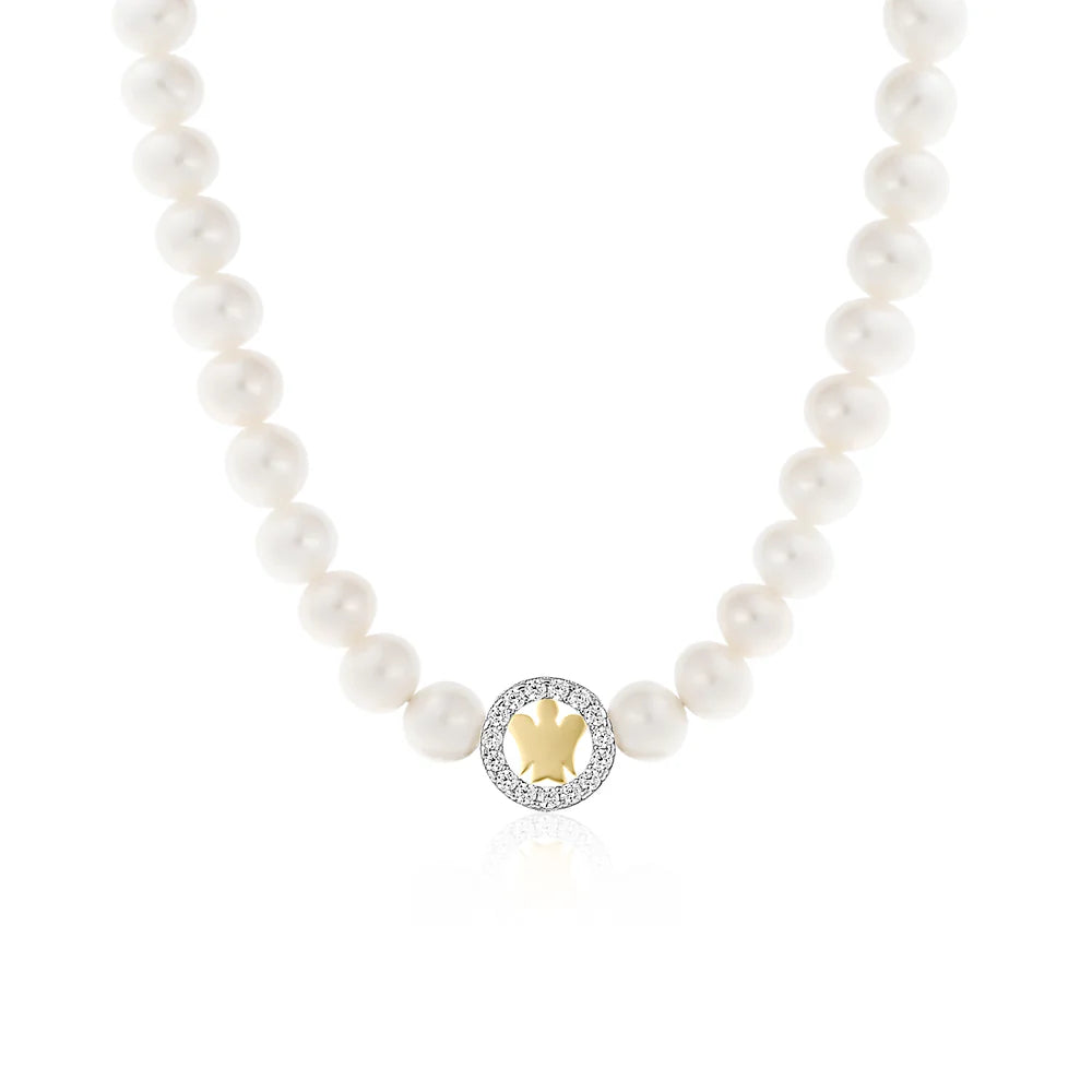 Collana Donna Roberto Giannotti Perle Angelo Zirconi GIA473