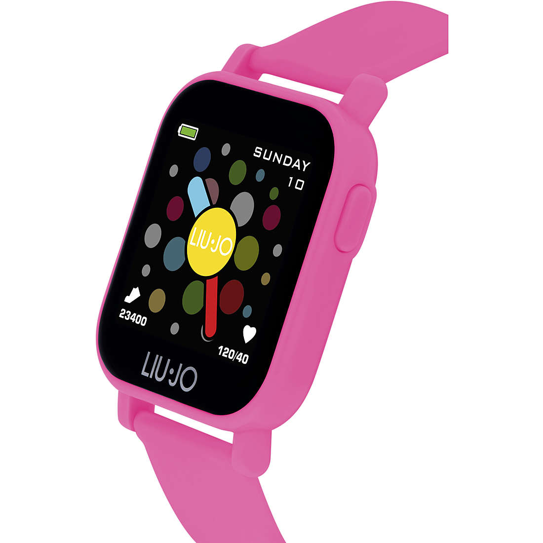 Orologio Liu Jo Donna Smartwatch Cinturino Cassa Gomma Fuxia SWLJ030