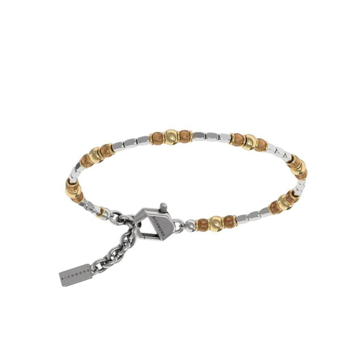 Bracciale Uomo John Richmond Titanio Brillante Occhi Di Tigre JRTB06