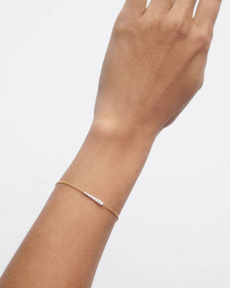 Bracciale Donna PDPaola Argento 925 Dorato Mezzo Tennis PU01-847-U