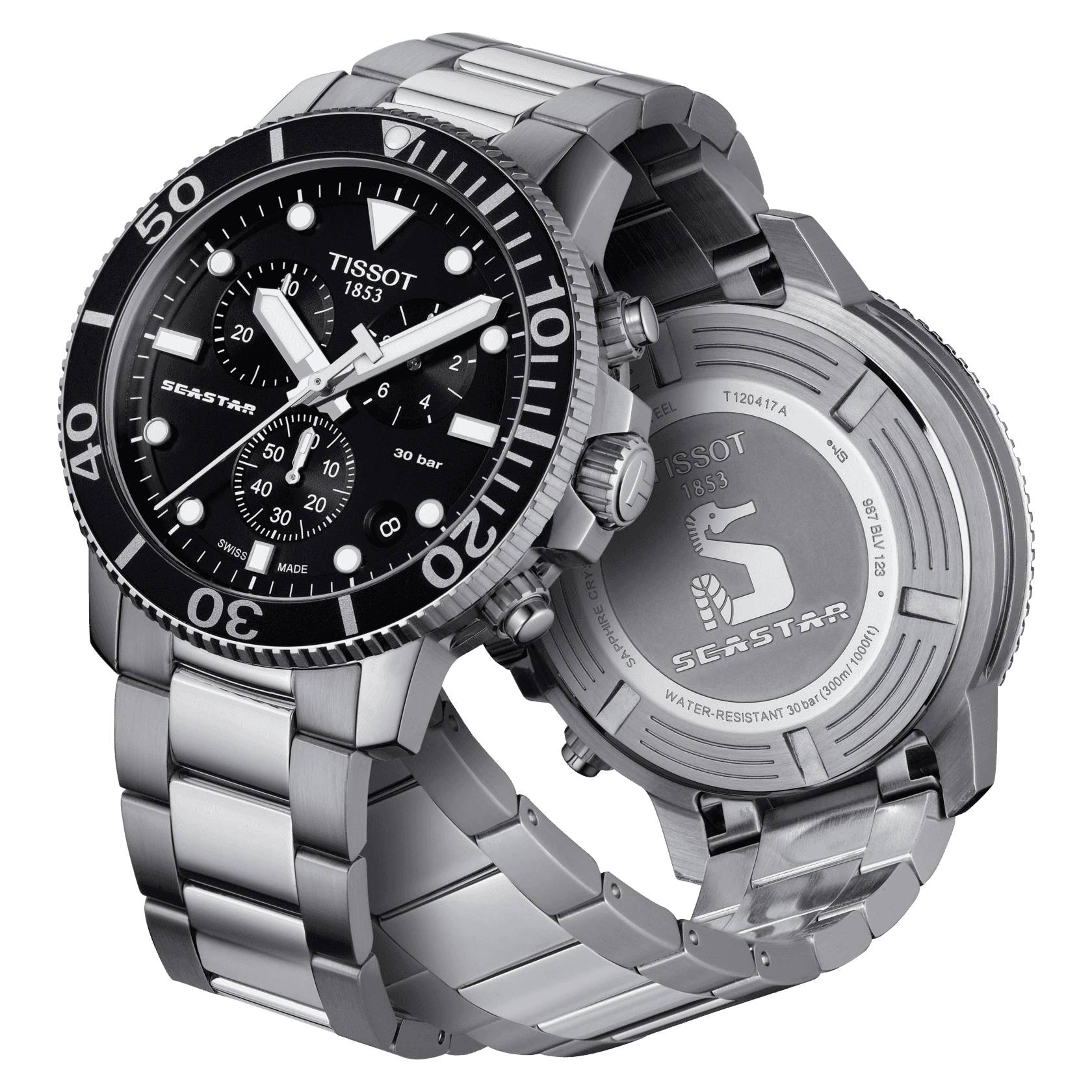 Orologio Tissot Uomo Seastar 1000 Chronograph Acciaio crono