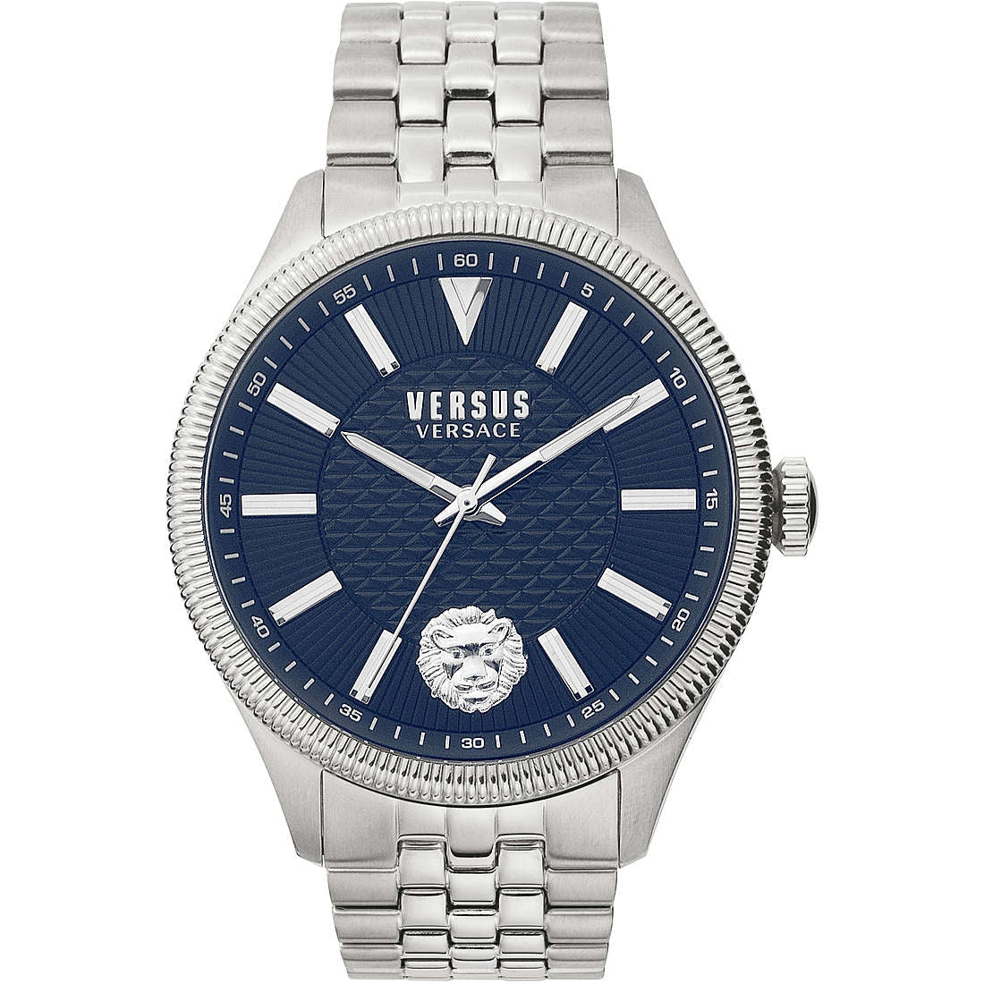 Orologio Uomo Versus By Versace Blu Quarzo Solo Tempo Acciaio Leone VSPHI0420