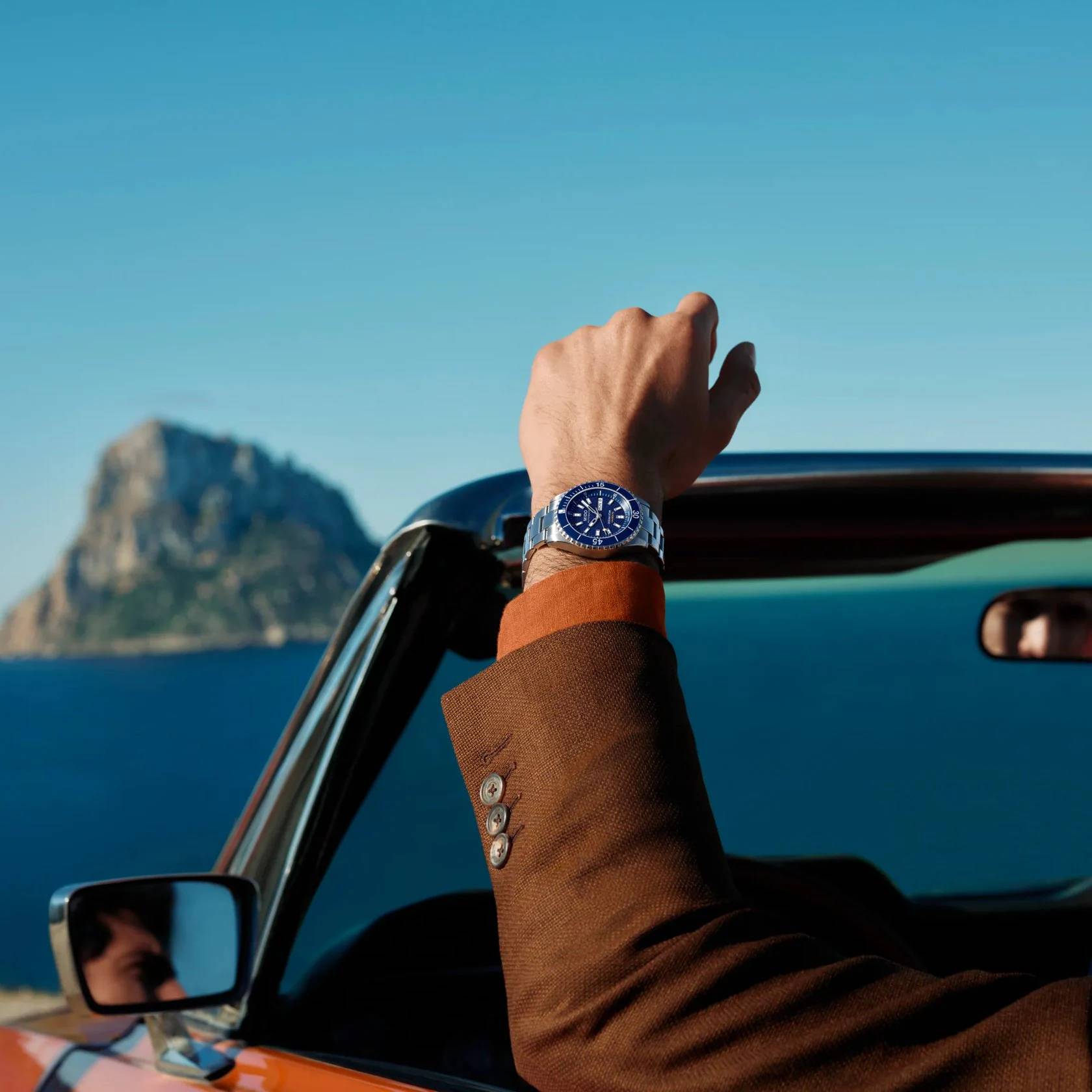 Orologio Uomo Mido Automatico Ocean Star 200 Data Blu M0269301104100