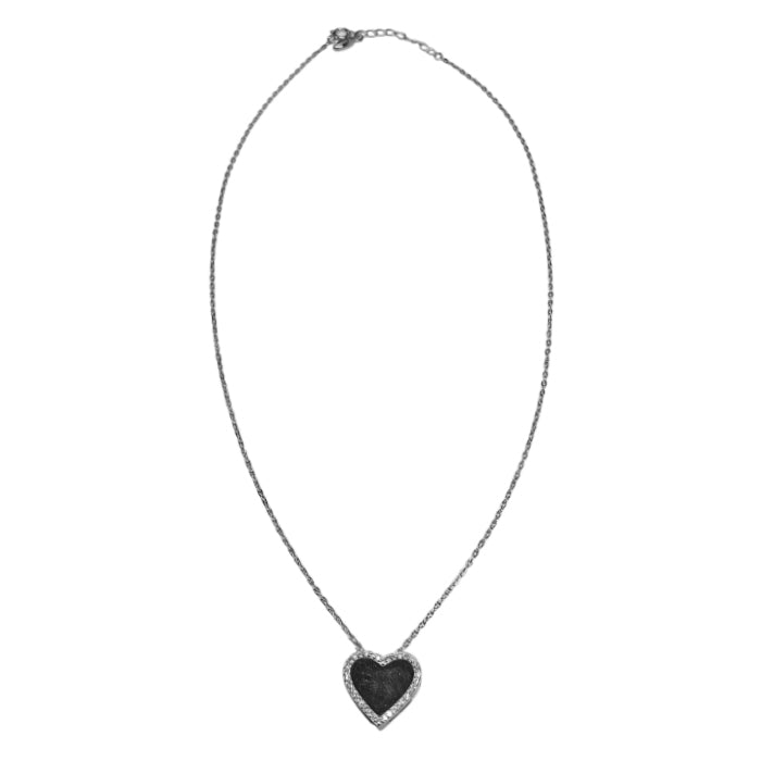 Collana Donna Re Mida Argento Cuore Piccolo Zirconi Bianchi CL DJV P6