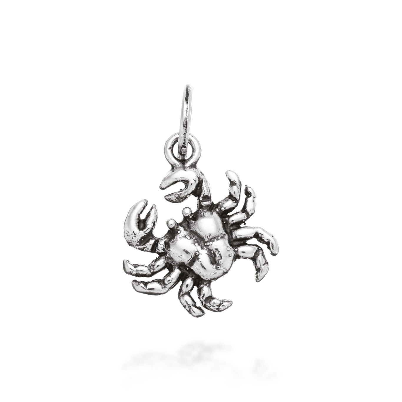 Charm Unisex Giovanni Raspini Argento 925 Segno Zodiacale Cancro Fatto A Mano 08614
