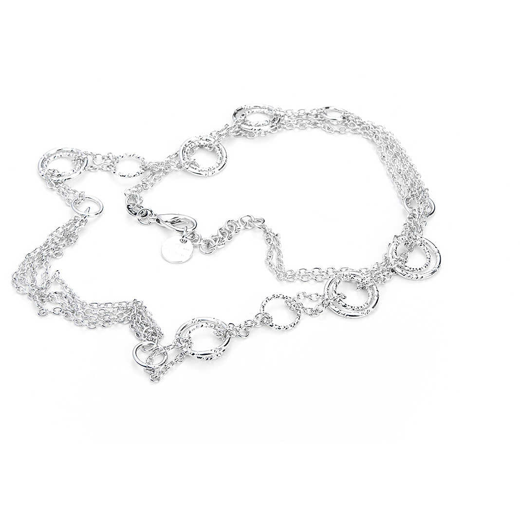 Collana Donna Acciaio 4US cesare paciotti Silver Juggler 4UCL2274W