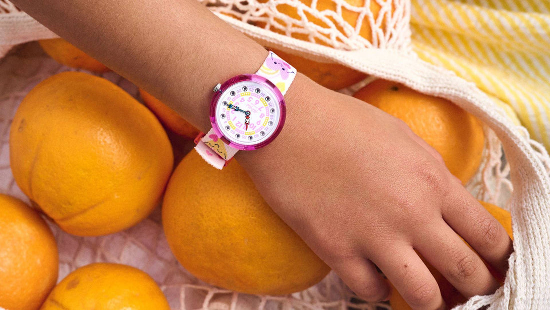 Orologio Bambina Swatch Flik Flak Bouncing Hearts Cuori Rosa ZFBNP223