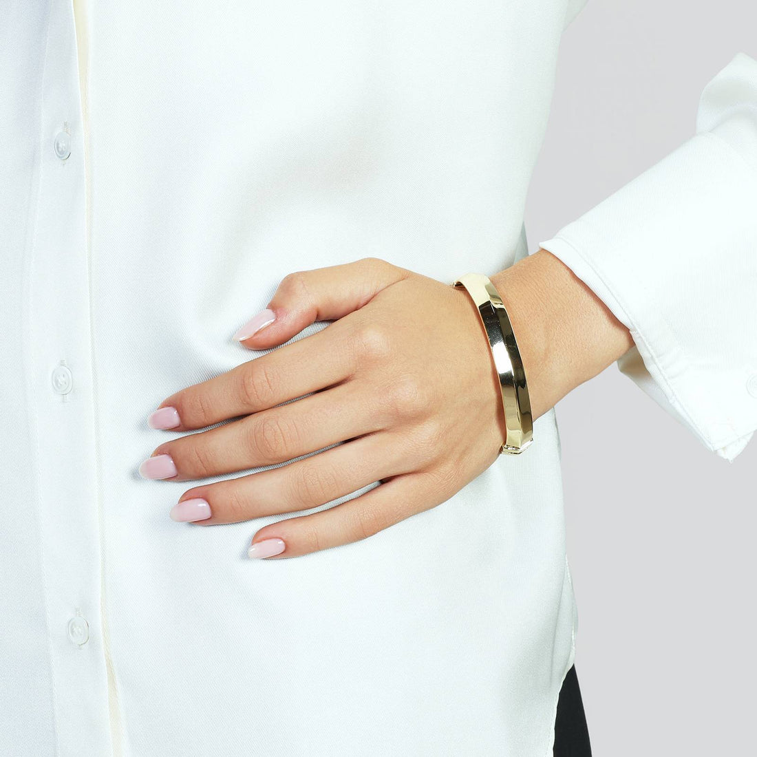 Bracciale Uomo Unoaerre Acciaio dorato Modello rigido 581485