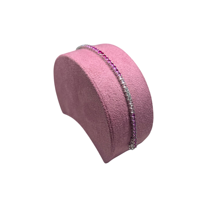 Bracciale Donna Re Mida Tennis 20 cm Argento 925 Zirconi Sfumati Tennis-50