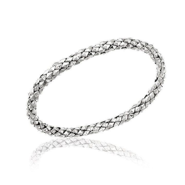 Bracciale Unisex Chimento Oro Bianco 18 KT Stretch Elastico 1B02956ZZ5180