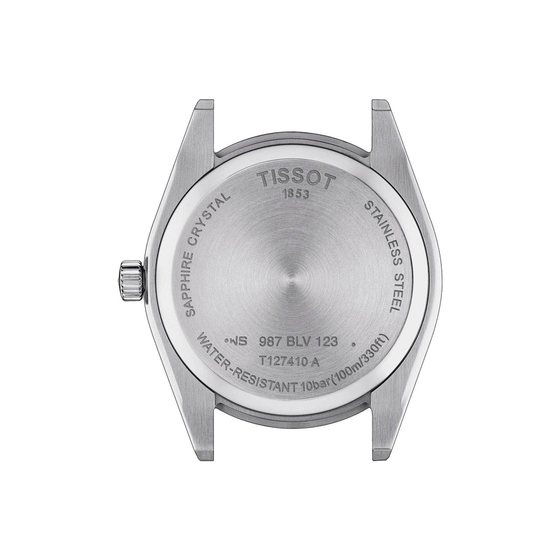 Orologio Uomo Tissot Gentleman Acciaio Quarzo Solo Tempo Data Blu T1274101104100