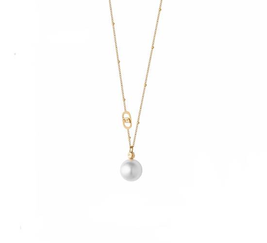 Collana Donna Liu Jo Acciaio Gold Perla LJ3015