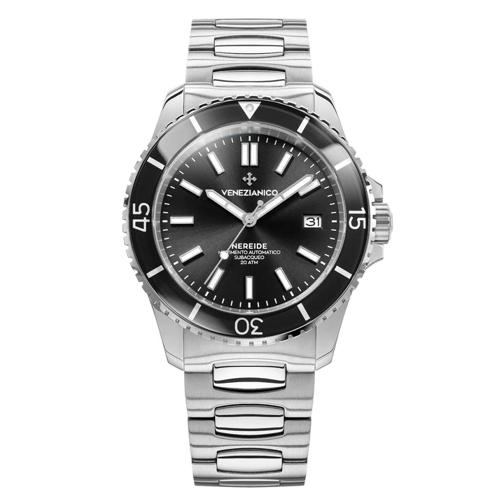 Orologio Uomo Venezianico Nereide 42 mm Nero 3321504C