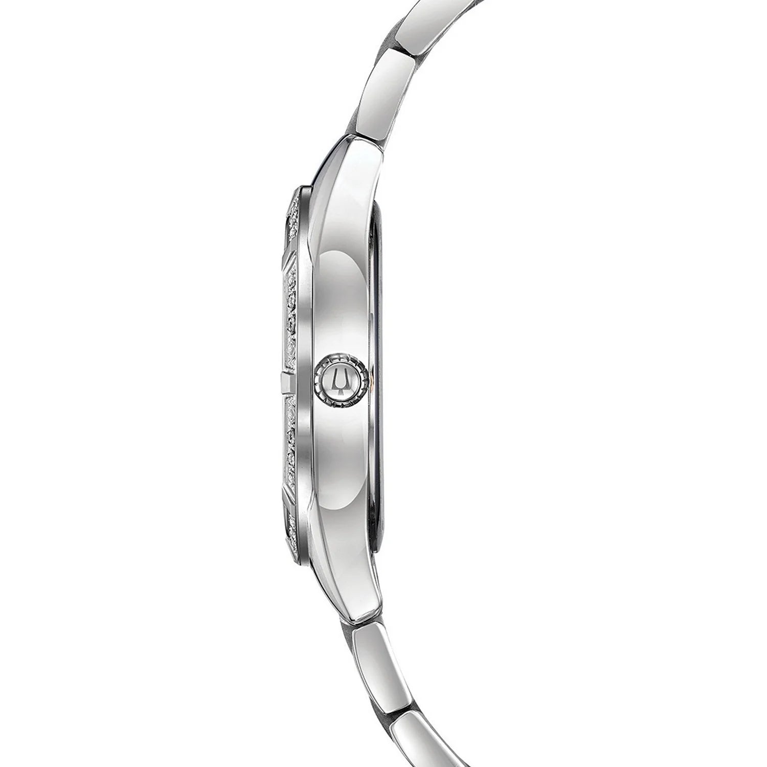 Orologio Donna Bulova Quarzo Solo Tempo Sutton Acciaio Madreperla Diamanti 96R228