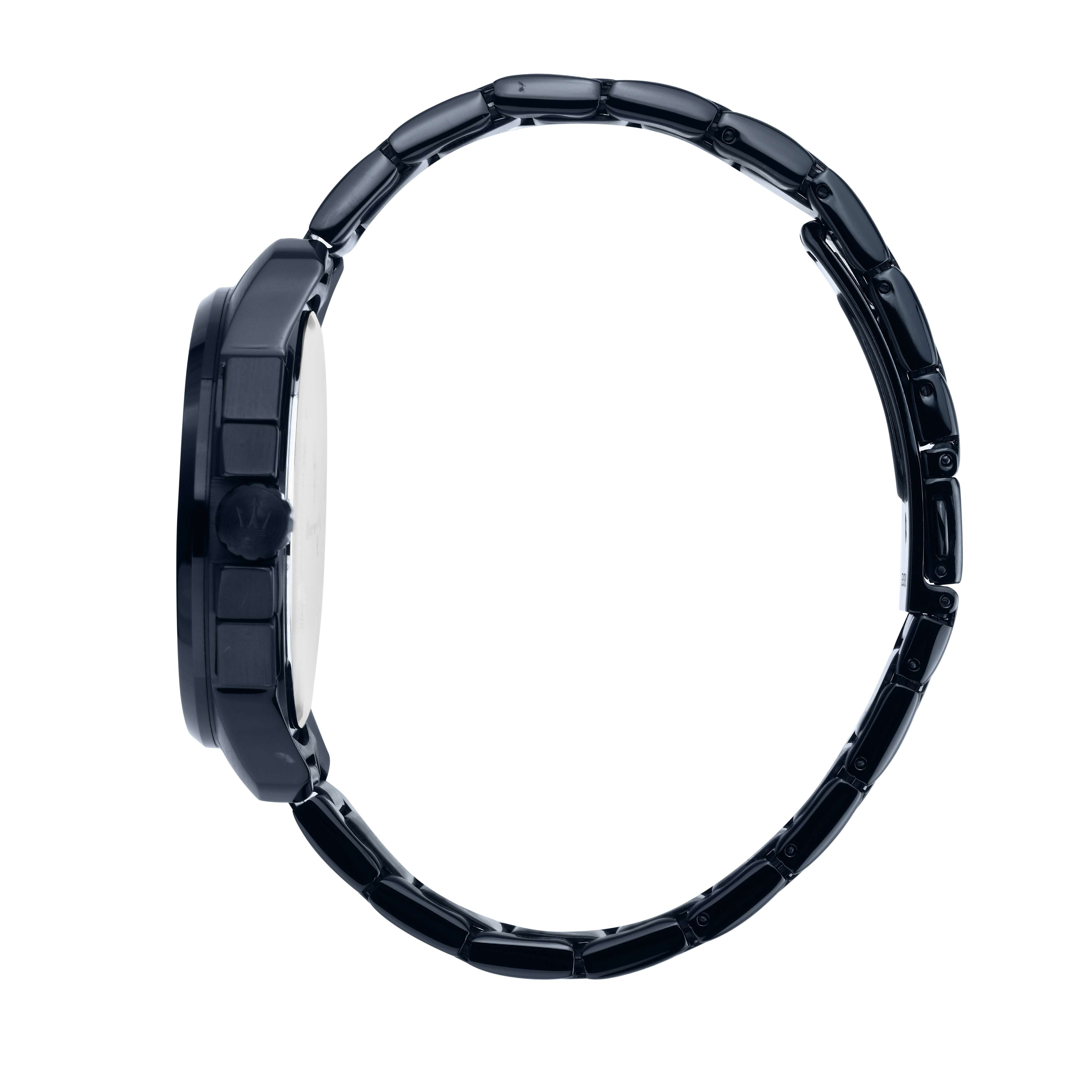 Special Box Orologio Bracciale Uomo Maserati Acciaio Blu PVD Dorato R8873621042
