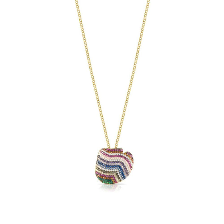 Collana Donna Sogni Argento 925 Pavè Zirconi Multicolor CL055GM
